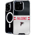 NFL Atlanta Falcons White Striped iPhone 16 Pro Max MagSafe Case