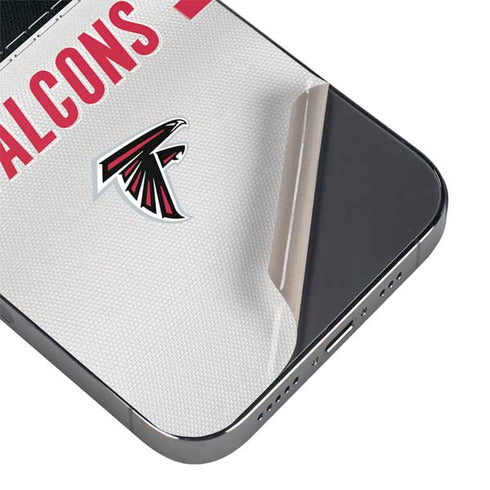 NFL Atlanta Falcons White Striped iPhone 16 Pro Skin