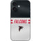 NFL Atlanta Falcons White Striped iPhone 16 Skin