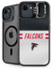 NFL Atlanta Falcons White Striped iPhone 16e Kickstand Case