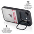 NFL Atlanta Falcons White Striped iPhone 16e Kickstand Case
