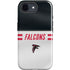 NFL Atlanta Falcons White Striped iPhone 16e Impact Case