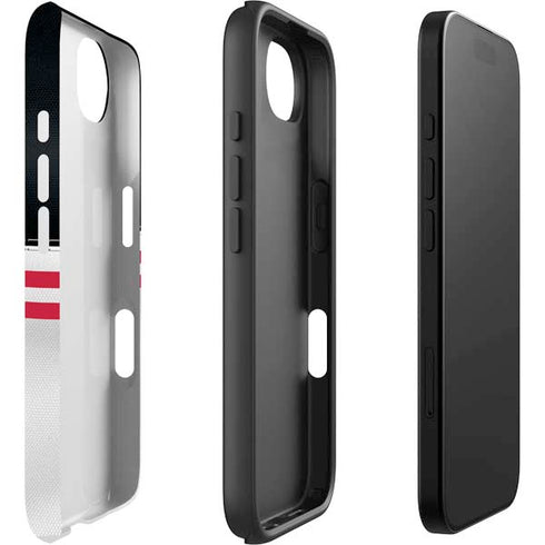 NFL Atlanta Falcons White Striped iPhone 16e Impact Case