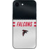 NFL Atlanta Falcons White Striped iPhone 16e Skin