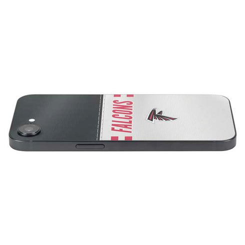 NFL Atlanta Falcons White Striped iPhone 16e Skin