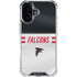NFL Atlanta Falcons White Striped iPhone 17 Clear Case