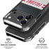 NFL Atlanta Falcons White Striped iPhone 18 Pro Clear Case