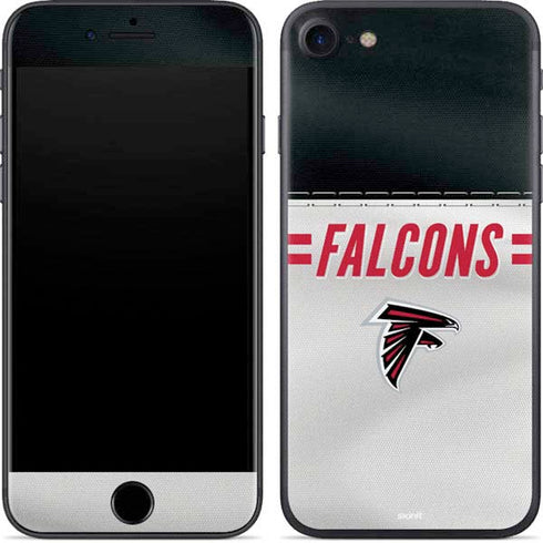 NFL Atlanta Falcons White Striped iPhone 7 Skin