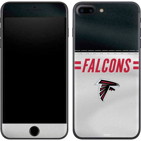 NFL Atlanta Falcons White Striped iPhone 8 Plus Skin
