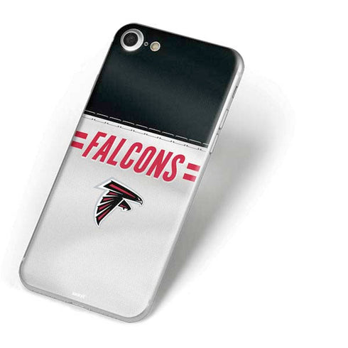 NFL Atlanta Falcons White Striped iPhone 8 Skin