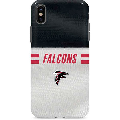 NFL Atlanta Falcons White Striped iPhone X Pro Case