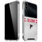 NFL Atlanta Falcons White Striped iPhone X/XS Clear Case