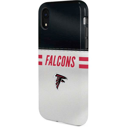 NFL Atlanta Falcons White Striped iPhone XR Pro Case