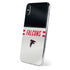 NFL Atlanta Falcons White Striped iPhone XS Max Skin