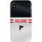 NFL Atlanta Falcons White Striped iPhone XS Pro Case