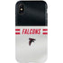 NFL Atlanta Falcons White Striped iPhone XS Pro Case