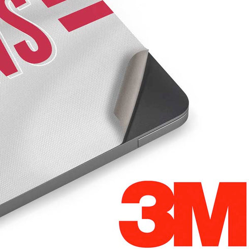 NFL Atlanta Falcons White Striped Apple MacBook Air Skin