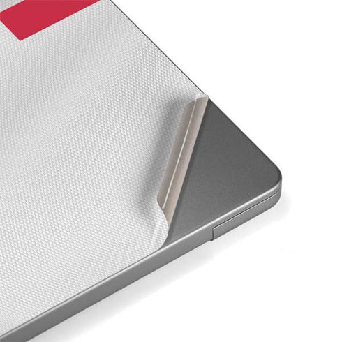 NFL Atlanta Falcons White Striped Apple MacBook Pro 14-inch Skin