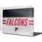 NFL Atlanta Falcons White Striped MacBook Cases