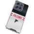 NFL Atlanta Falcons White Striped Moto G 5G (2025) Clear Case