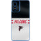 NFL Atlanta Falcons White Striped Moto G Play 4G (2024) Skin