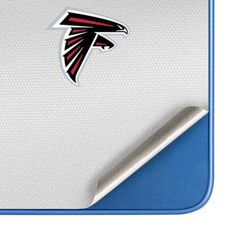 NFL Atlanta Falcons White Striped Moto G Play 4G (2024) Skin