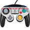 NFL Atlanta Falcons White Striped Nintendo GameCube Controller Skin