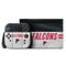 NFL Atlanta Falcons White Striped Nintendo Switch 2 (2025) with Joy-Con Skin