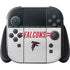 NFL Atlanta Falcons White Striped Nintendo Switch 2 (2025) with Joy-Con Skin
