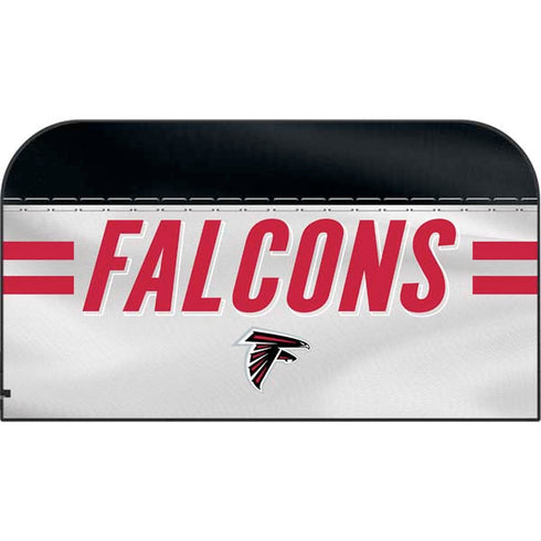 NFL Atlanta Falcons White Striped Nintendo Switch 2 (2025) with Joy-Con Skin