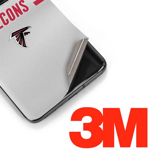NFL Atlanta Falcons White Striped OnePlus 7 Pro Skin