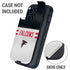 NFL Atlanta Falcons White Striped Otterbox Defender iPhone Skin