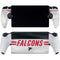 NFL Atlanta Falcons White Striped PlayStation Portal Remote Player Skin