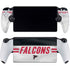NFL Atlanta Falcons White Striped PlayStation Portal Remote Player Skin