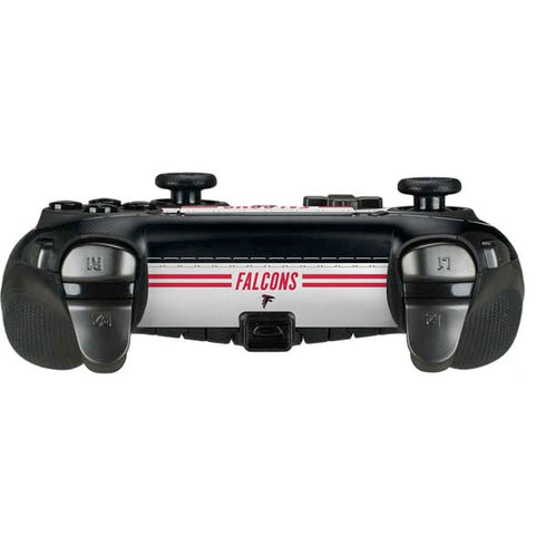 NFL Atlanta Falcons White Striped PlayStation Scuf Vantage 2 Controller Skin