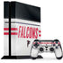 NFL Atlanta Falcons White Striped PlayStation PS4 Skins