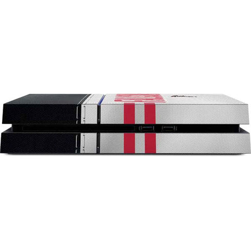 NFL Atlanta Falcons White Striped PS4 Console Skin