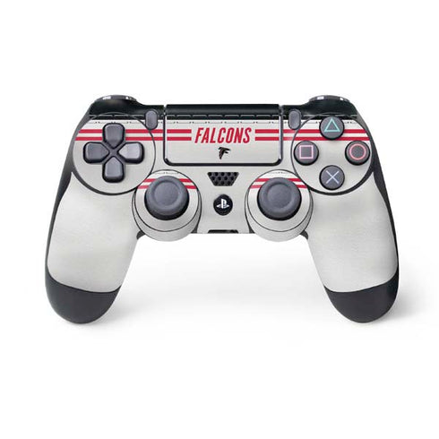 NFL Atlanta Falcons White Striped PlayStation PS4 Skins