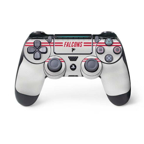NFL Atlanta Falcons White Striped PlayStation PS4 Skins