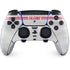 NFL Atlanta Falcons White Striped PS5 DualSense Edge Pro Controller Skin