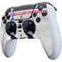 NFL Atlanta Falcons White Striped PS5 DualSense Edge Pro Controller Skin