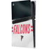 NFL Atlanta Falcons White Striped PS5 Pro Console Skin