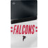 NFL Atlanta Falcons White Striped PS5 Pro Disk Console Skin