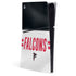 NFL Atlanta Falcons White Striped PlayStation PS5 Skins