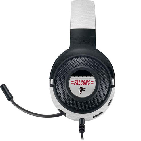 NFL Atlanta Falcons White Striped Razer Kraken X Skin