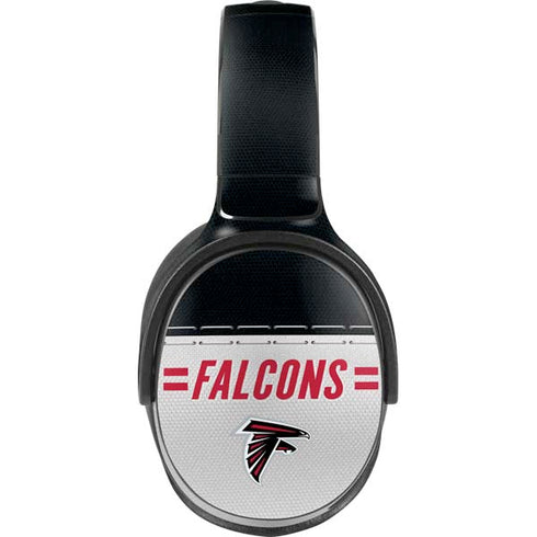 NFL Atlanta Falcons White Striped Skullcandy Venue Skin