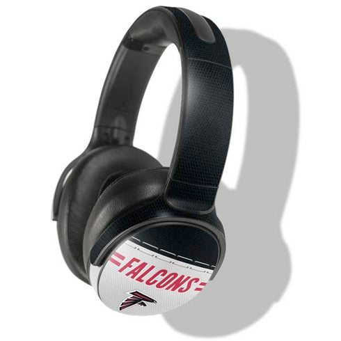 NFL Atlanta Falcons White Striped Skullcandy Venue Skin