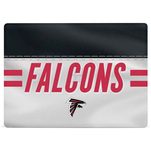 NFL Atlanta Falcons White Striped Surface Laptop 3 13.5in Skin