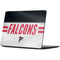 NFL Atlanta Falcons White Striped Surface Laptop 7 13.8in Skin