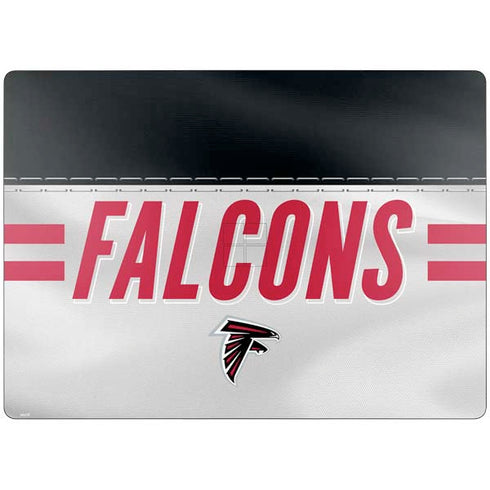 NFL Atlanta Falcons White Striped Surface Laptop 7 13.8in Skin